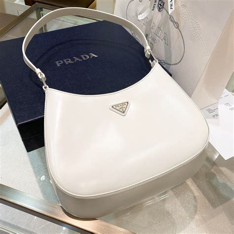 prada cleo white bag|Prada cleo bag celebrities.